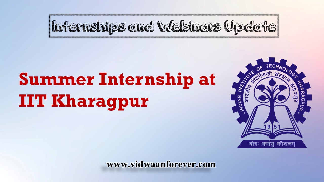 Summer Internship 2022 IIT Kharagpur